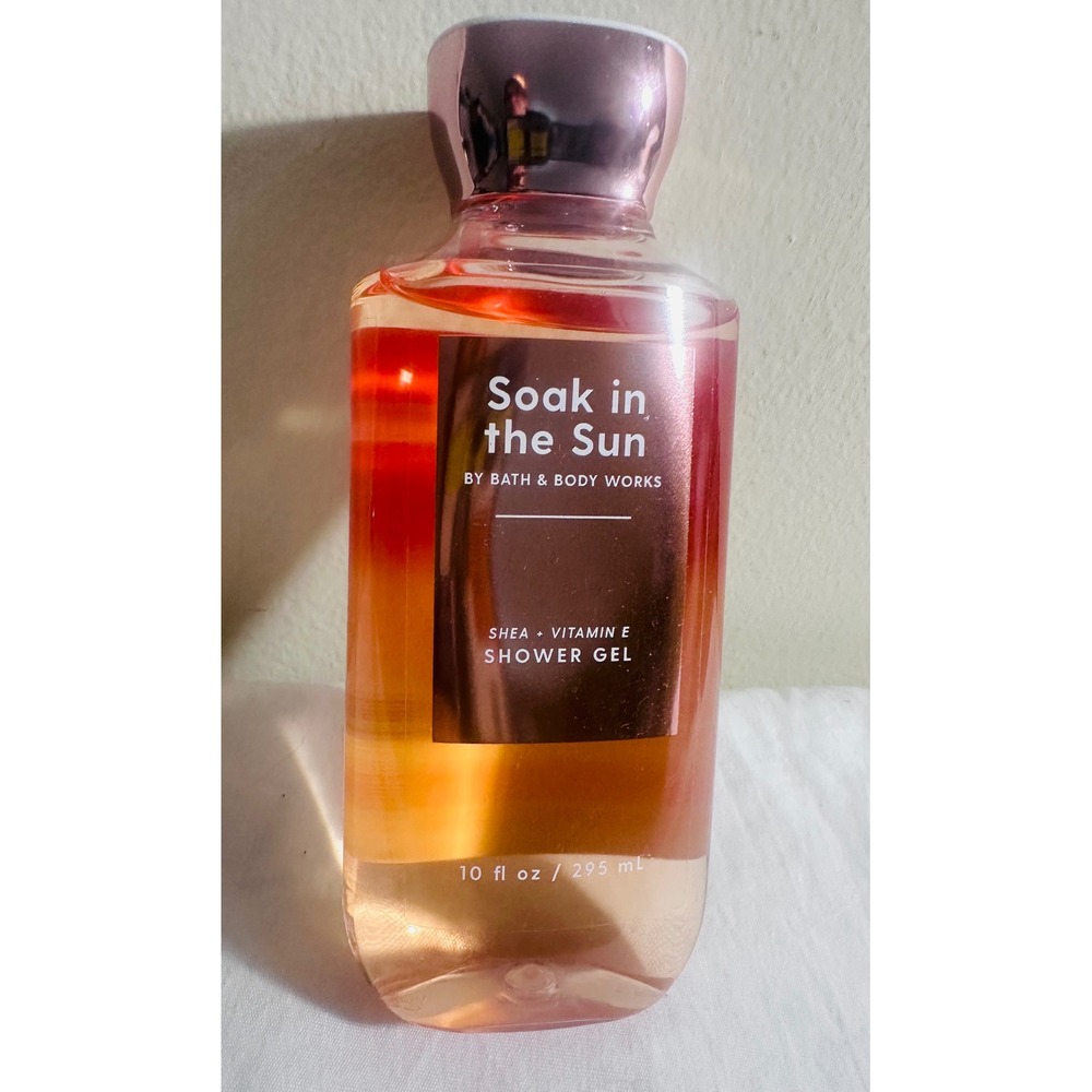 Bath & Body Works Soak in the Sun Peach Sunset Shower Gel 10 oz Discontinued